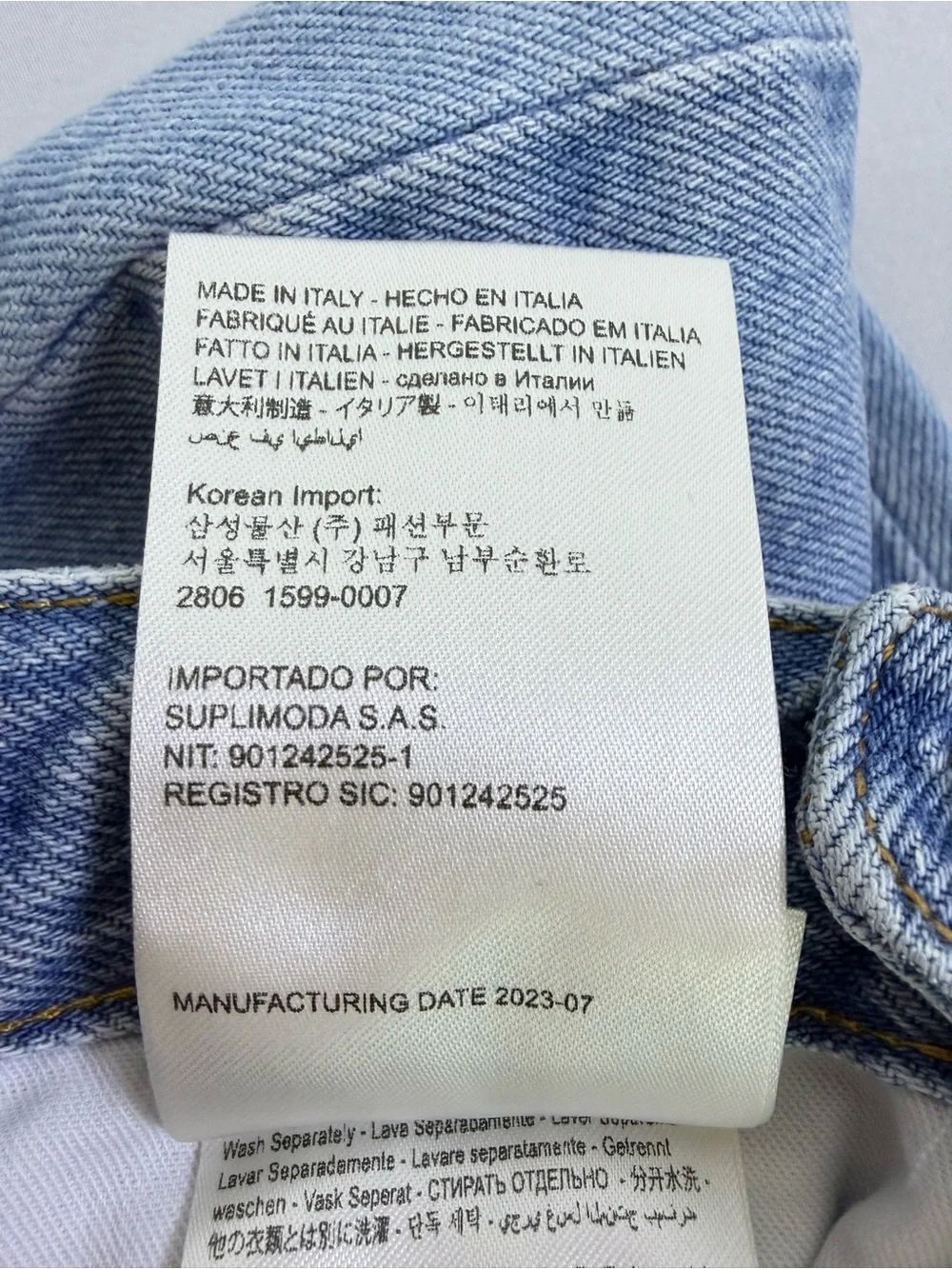 SuitSupply Candiani Selvedge Denim Jeans 30x30 Made in Italy
